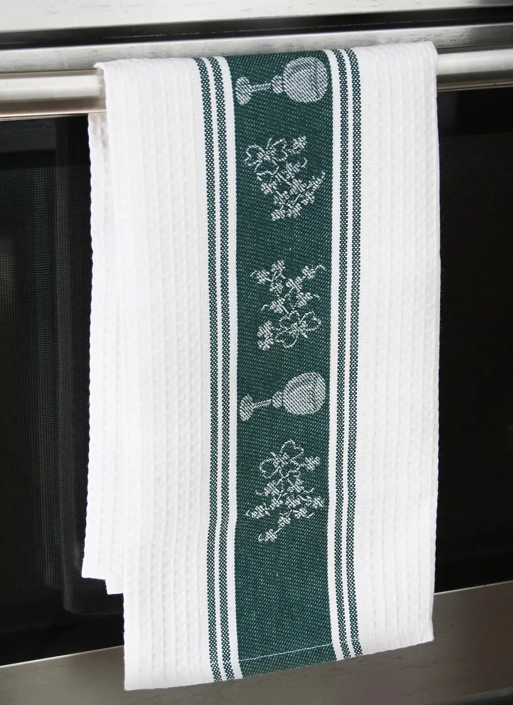 Shamrock Waffle Kitchen Towels Set of 2